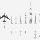 Illustration for article titled Every Ship That Has Carried Humans Into Space, In One Chart